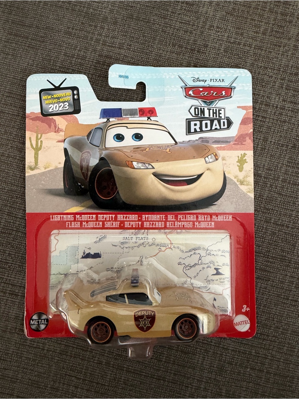 Cars Disney On The Road Deputy Hazzard Beige Die-Cast Vehicle